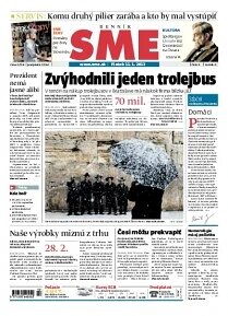 Obálka e-magazínu SME 11.1.2013