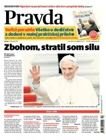 Obálka e-magazínu Pravda 12.2.2013