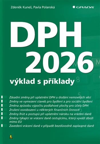 Obálka knihy DPH 2026 - výklad s příklady