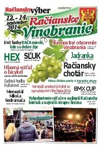 Obálka e-magazínu špeciálna príloha Vinobranie k 9,2014