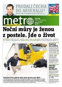 Obálka e-magazínu deník METRO 21.11.2014