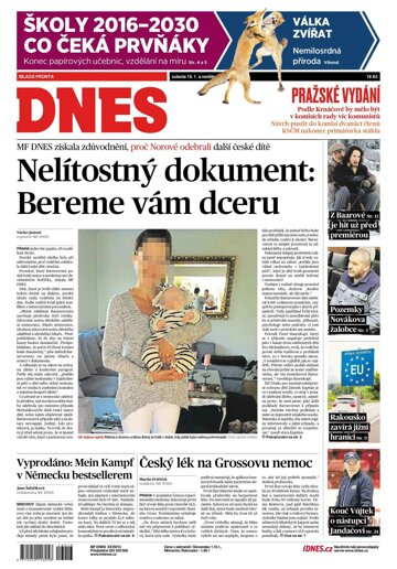 Obálka e-magazínu MF Dnes 16.1.2016