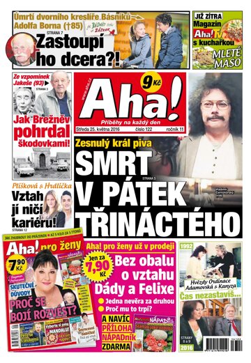 Obálka e-magazínu AHA! 25.5.2016