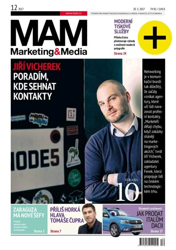 Obálka e-magazínu Marketing & Media 12 - 20.3.2017