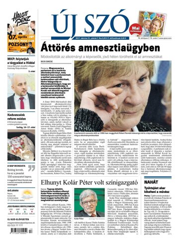 Obálka e-magazínu Új Szó 31.3.2017