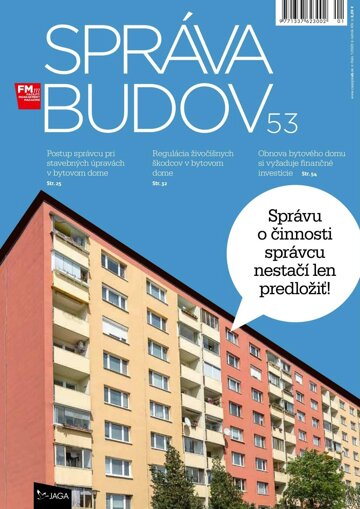 Obálka e-magazínu Správa budov 1/2020