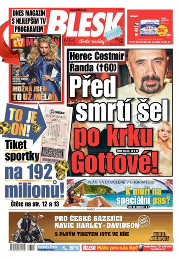 Obálka e-magazínu Blesk 15.5.2020