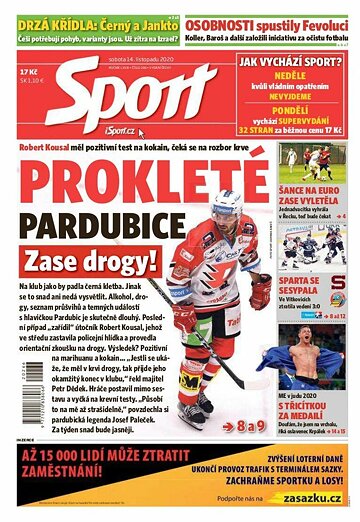 Obálka e-magazínu Sport 14.11.2020