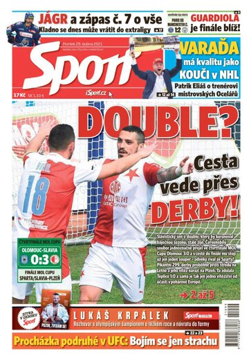 Obálka e-magazínu Sport 29.4.2021