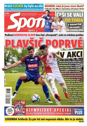 Obálka e-magazínu Sport 17.7.2021