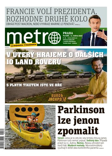 Obálka e-magazínu deník METRO 11.4.2022