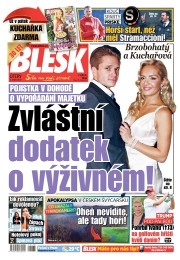 Obálka e-magazínu Blesk 2.8.2022