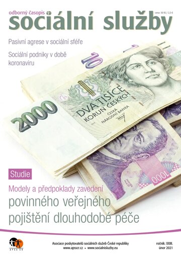 Obálka e-magazínu Sociální služby 2/2021