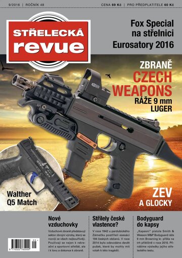 Obálka e-magazínu Střelecká revue 9/2016