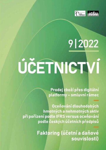 Obálka e-magazínu Účetnictví 9/2022