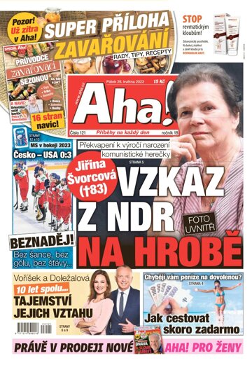 Obálka e-magazínu AHA! 26.5.2023
