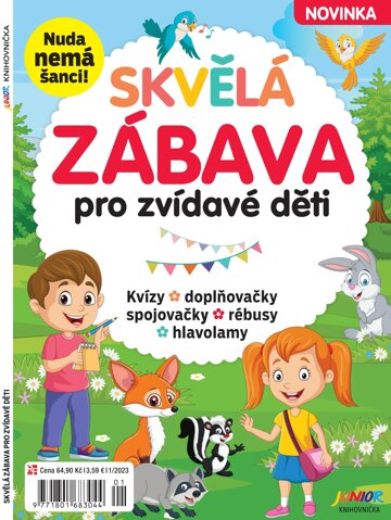 Obálka e-magazínu Knihovnička Junior - Hravé úkoly na cesty 1/23
