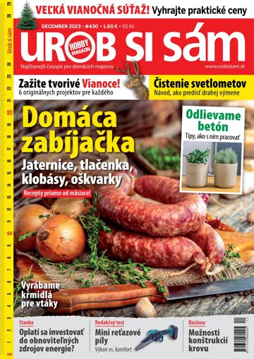 Obálka e-magazínu Urob si sám 12/2023