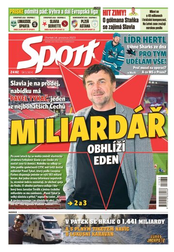 Obálka e-magazínu Sport 14.12.2023