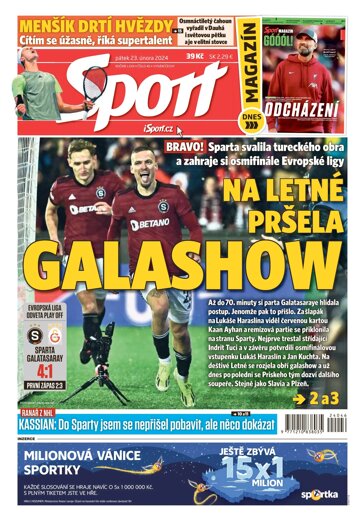 Obálka e-magazínu Sport 23.2.2024