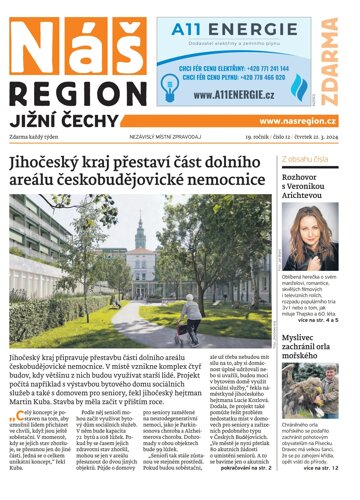 Obálka e-magazínu Náš Region - Jižní Čechy 12/2024