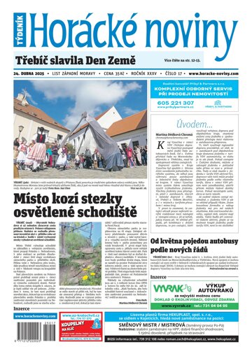 Obálka e-magazínu Horácké Noviny 17/2025