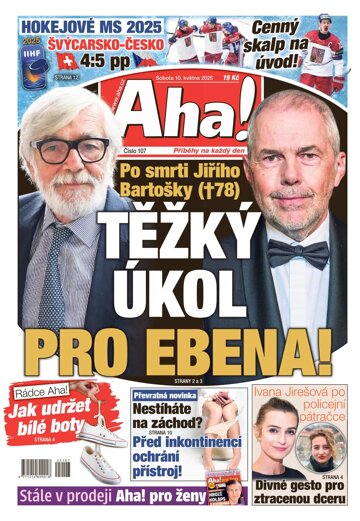 Obálka e-magazínu AHA! 10.5.2025