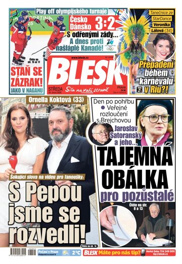Obálka e-magazínu Blesk 18.2.2026