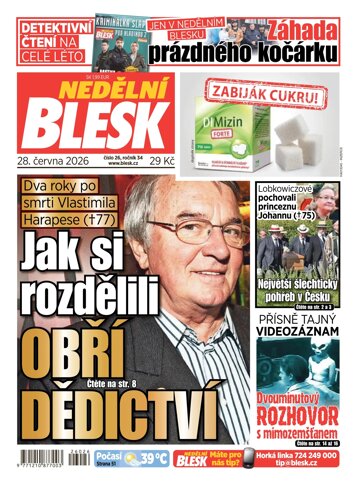 Obálka e-magazínu Nedělní Blesk 28.6.2026
