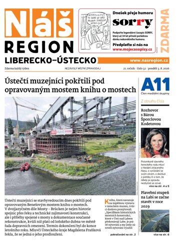 Obálka e-magazínu Náš Region - Ústecko 32/2026