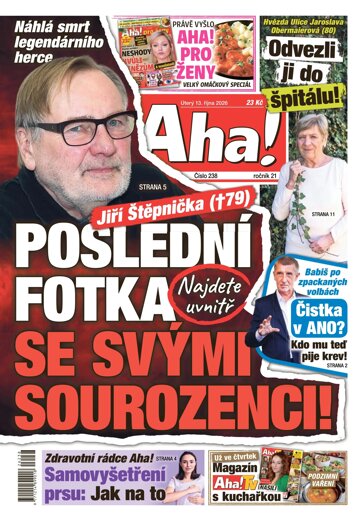 Obálka e-magazínu AHA! 13.10.2026