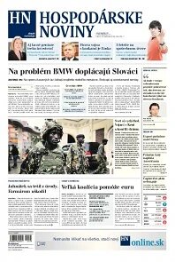 Obálka e-magazínu Hospodárske noviny 24.09.2013