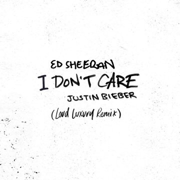 Obálka uvítací melodie I Don't Care (Loud Luxury Remix)