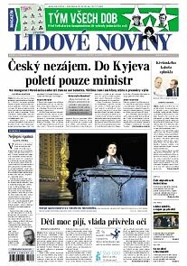 Obálka e-magazínu Lidové noviny 6.6.2014