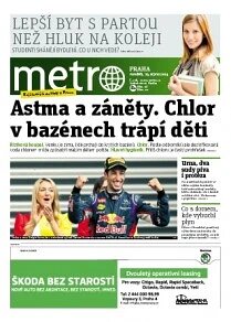 Obálka e-magazínu deník METRO 25.8.2014