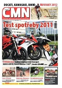 Obálka e-magazínu ČESKÉ MOTOCYKLOVÉ NOVINY 41/2011