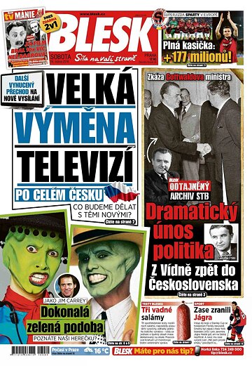 Obálka e-magazínu Blesk 16.4.2016