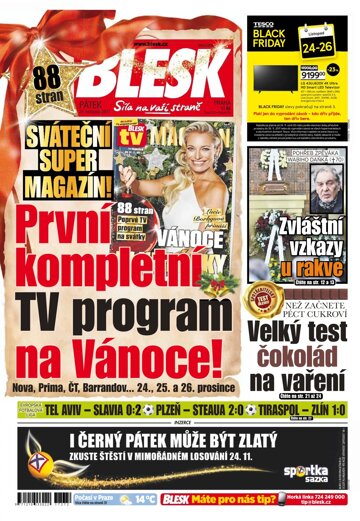 Obálka e-magazínu Blesk 24.11.2017