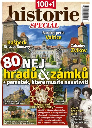 Obálka e-magazínu 100+1 historie SPECIÁL léto 2018