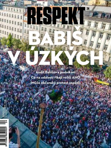 Obálka e-magazínu Respekt 24/2019