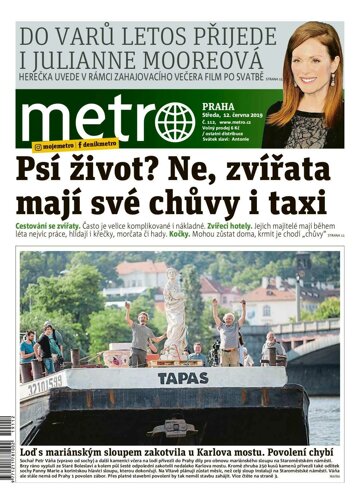 Obálka e-magazínu deník METRO 12.6.2019