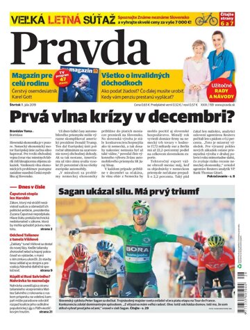 Obálka e-magazínu Pravda 11. 7. 2019