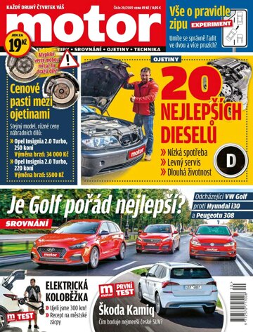 Obálka e-magazínu Motor 20/2019