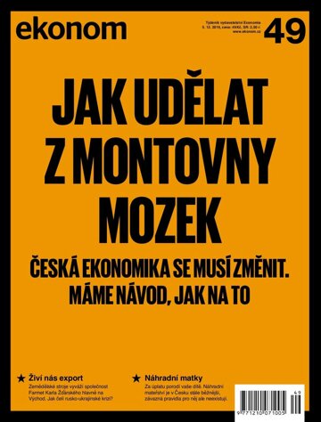 Obálka e-magazínu Ekonom 49 - 5.12.2019