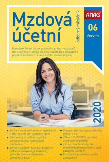 Obálka e-magazínu Mzdová účetní 2020 6/20