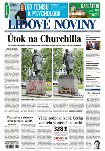 Obálka e-magazínu Lidové noviny 12.6.2020