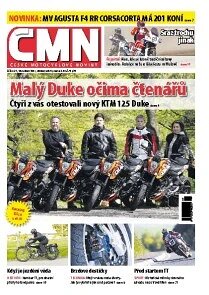 Obálka e-magazínu ČESKÉ MOTOCYKLOVÉ NOVINY 21/2011
