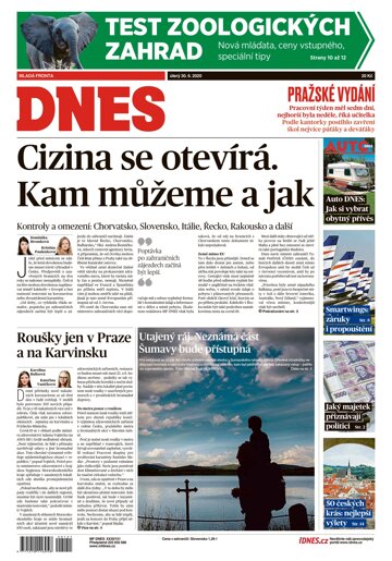 Obálka e-magazínu MF Dnes 30.6.2020