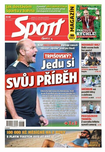 Obálka e-magazínu Sport 17.7.2020