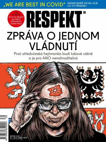 Obálka e-magazínu Respekt 39/2020